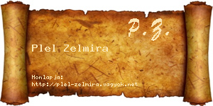 Plel Zelmira névjegykártya